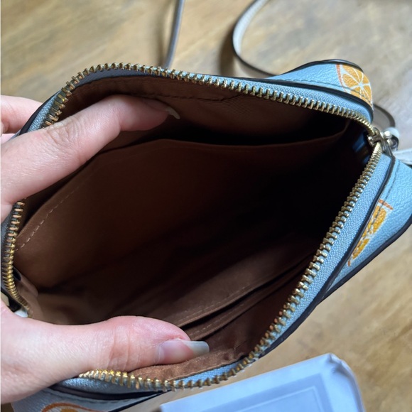 Coach Light Blue and Orange Citrus Crossbody Bag - Picture 4 of 5